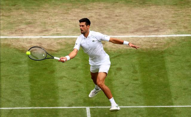 JJB jjb Jingjibao 竞技宝 电竞赛事 体育赛事 体育 电竞-状态低迷仍三盘过关 德约第10次晋级温网四强